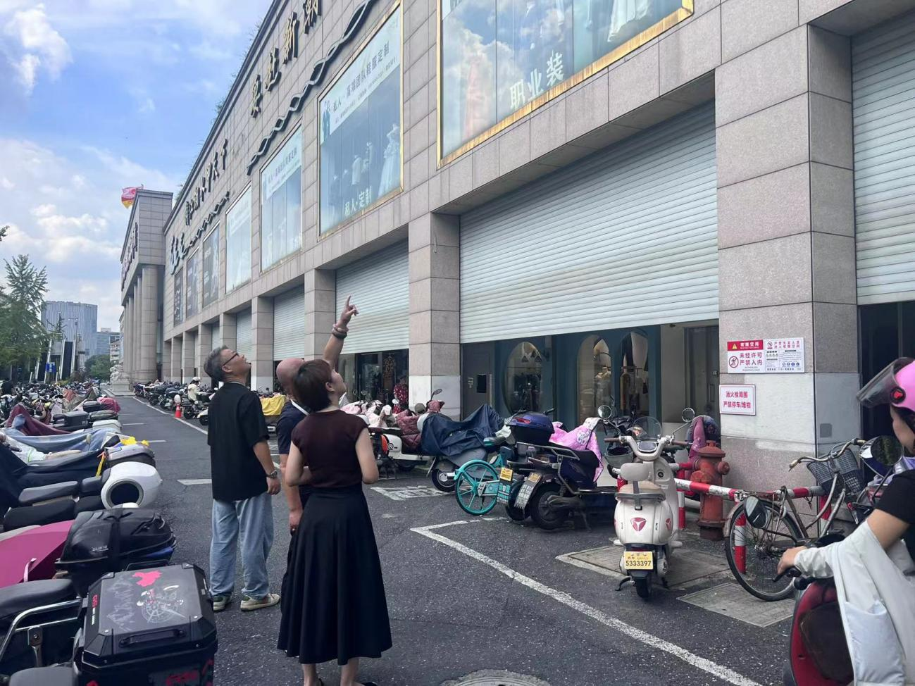 闻“风”而动，严兵秣马钱江商城做好台风防御工作