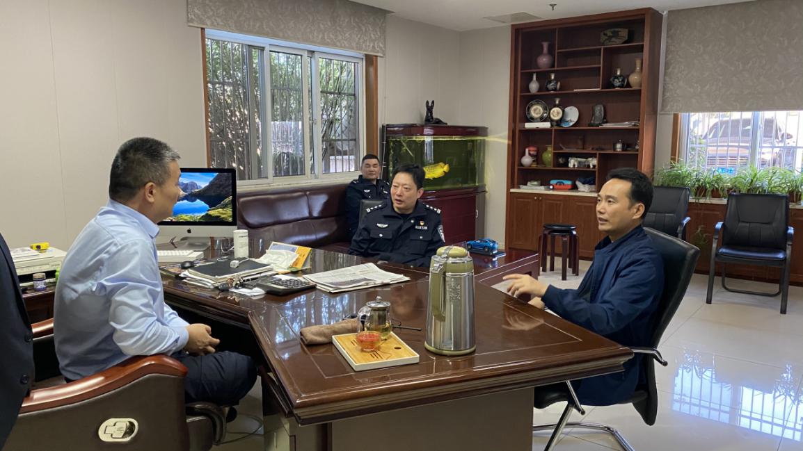 拱墅区公安分局常务副局长一行走访调研钱江商城现场纠纷排解工作