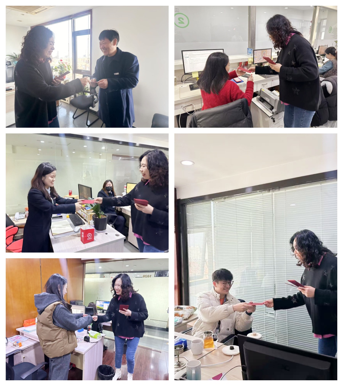 水晶城暖心发铺开门红包，喜迎2025年新春开工