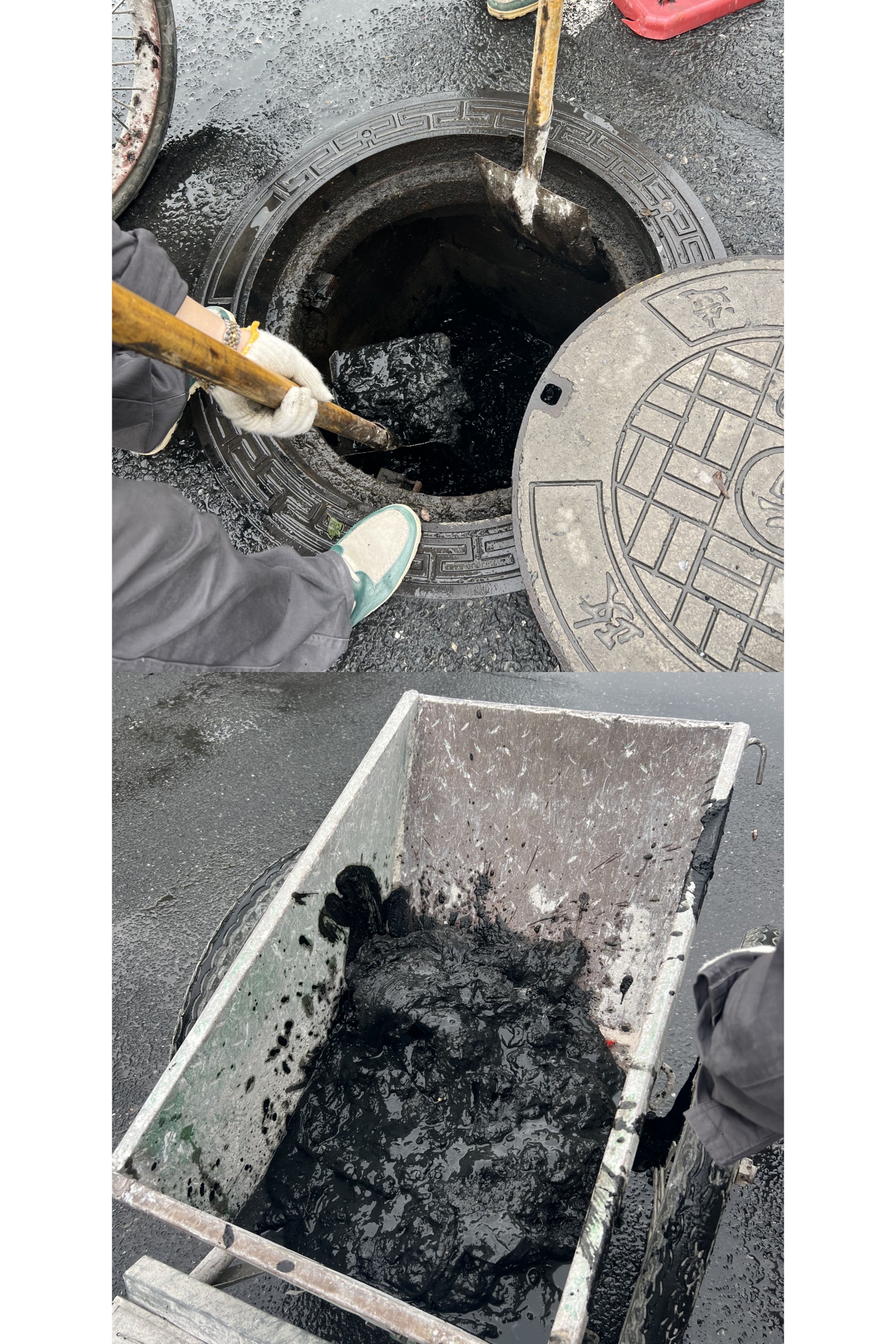 水晶城发展井路清淤保险雨季排水通顺