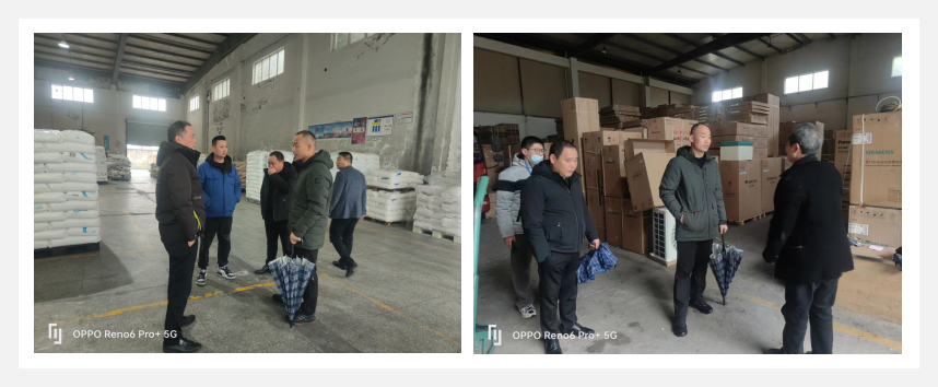 塘栖镇党委副书记光临园区督查领导安全出产工作